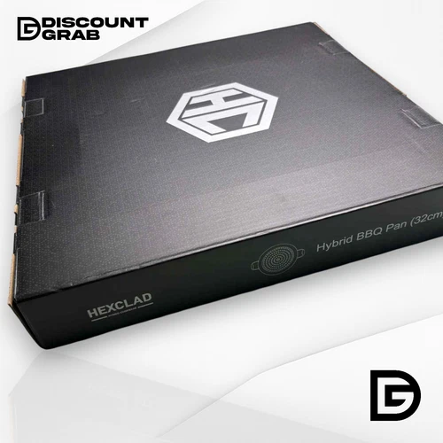 HexClad Hybrid Nonstick BBQ Grill Pan – Dishwasher Safe, Oven Safe