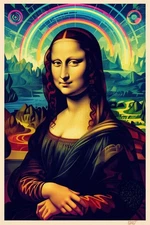 Digital Image Picture Photo Wallpaper Background Desktop Art, Mona Reimagined !