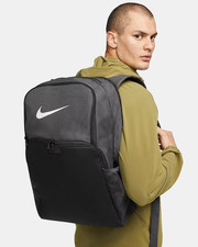 Image of Nike Brasilia 9.5 XL Training Backpack Iron Grey Black White New DM3975 068 New