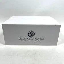 TRUMP NATIONAL Rocks Glass Hudson Valley NY GOLF CLUB DONALD PRESIDENT Set of 4