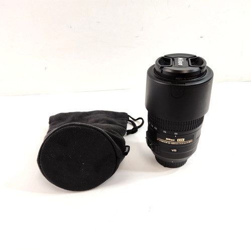 Nikon DX AF-S 55-300mm F4.5-5.6G ED VR Camera Lens Germany Tested w/ Pouch/Caps