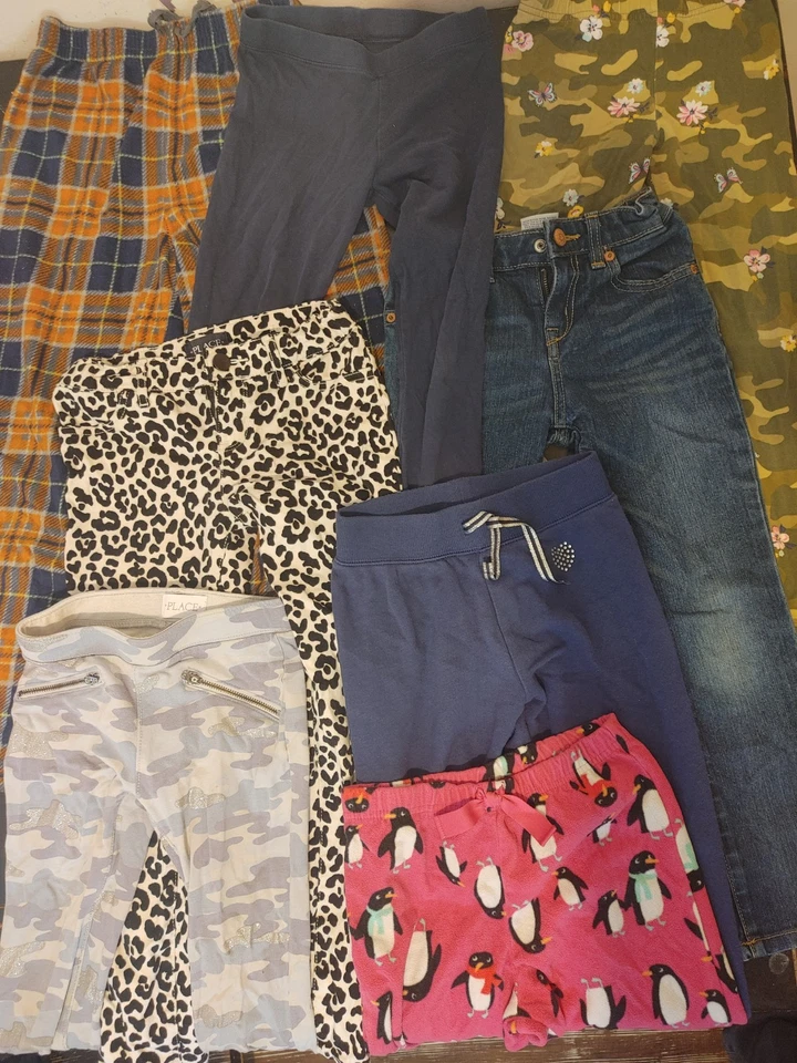 9 Pc Girls Size 8-10 Bottoms Lot Children's Place 365 Kids Carter's Lot52 - Image 2 of 4