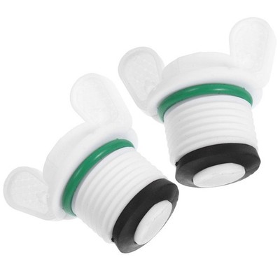 2 Pcs Heißwasser-Sackverschlussstopfen Stöpsel Für Wärmflasche Verschluß Heißes