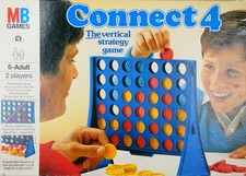 MB Games Connect 4 The Vertical Strategy Game (6+) - VTG 1993 Edition - Complete