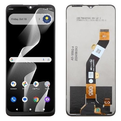 Für Cricket Debut S3 LCD Bildschirm mit Digitizer Vollmontage (schwarz)
