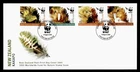 DR WHO 2005 NEW ZEALAND FDC WWF BIRD KAKAPO COMBO M71899