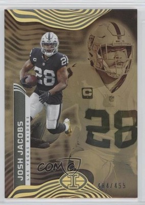 2022 Panini Illusions Trophy Collection Bronze 484/499 Josh Jacobs #57 0y53