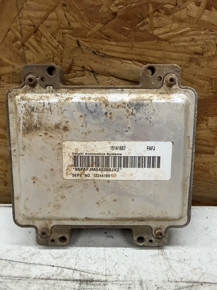 04 05 CHEVROLET GMC SILVERADO SIERRA 6.6L LLY MOTOR OEM ECU ECM 15141667 Foto 2 de 3