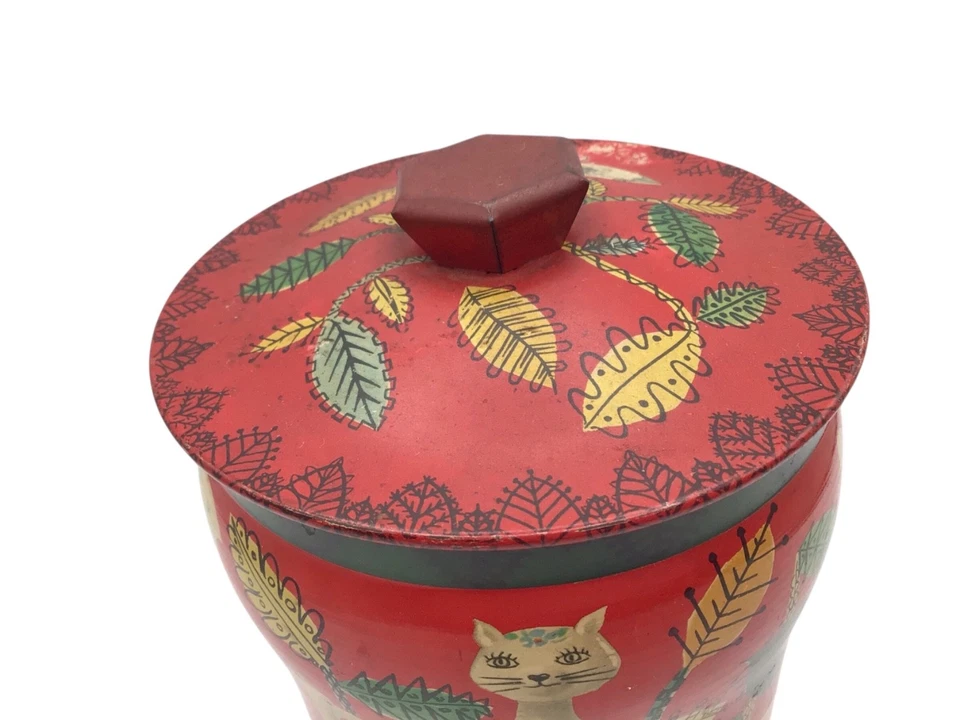 Vintage George W. Horner Tin Box, Candy Storage Container Midcentury Animals - Image 4 of 4