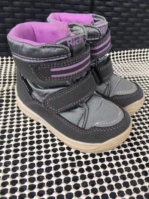 Mädchen Stiefel/ Boots Richter Richtex Gr.22 grau, lila