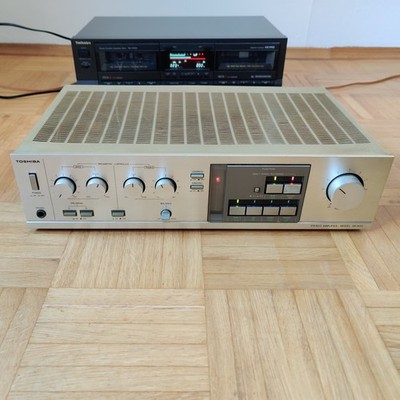 Vintage 80er Jahre Toshiba SB-M33 Stereo Amplifier
