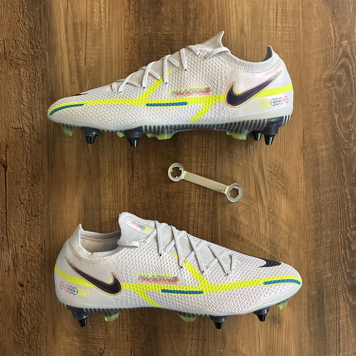 ナイキ　ファントムGT2 エリートSGPRO Nike Phantom GT 2 Elite SG-Pro AC Sapphire Grey Fog Blue Void Volt