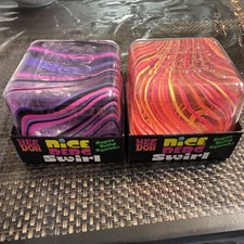 SET OF 2 - NeeDoh Nice Berg Swirl XL Giant Nee Doh Squishy Swirl Cube - IN HAND