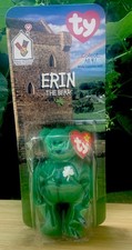 Erin The Bear McDonalds Ty Beanie Baby with Rare Errors 1993, OakBrook Misprint