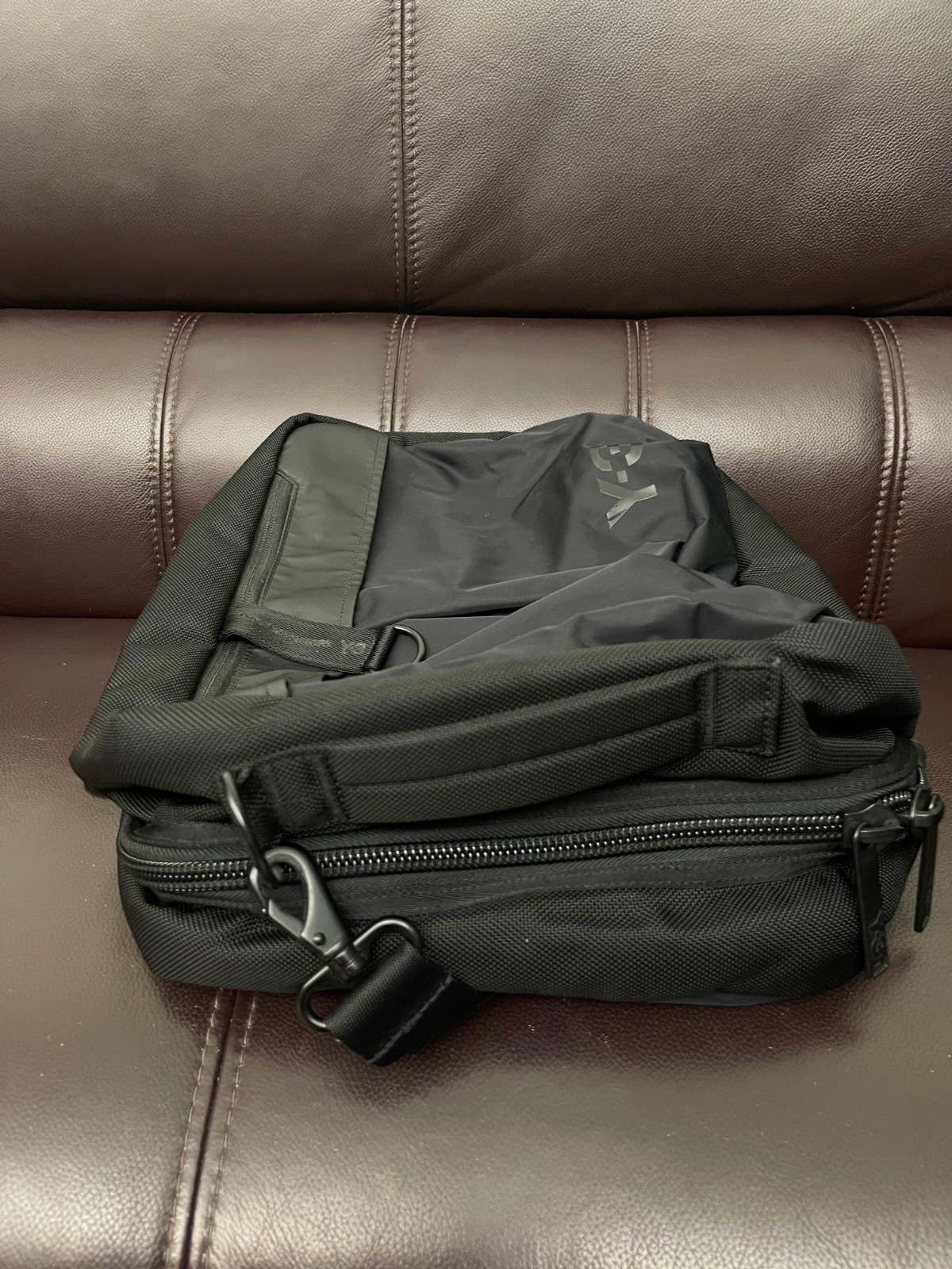RRP$480 Y-3 YOHJI YAMAMOTO adidas Black Holdall Duffle cross-body Bag FQ6991 image 7