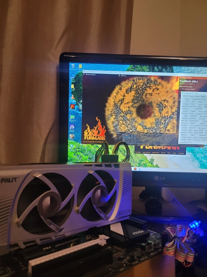 Fully Tested Palit Nvidia GTX 570 Graphics Card 1.25GB Gaming Emulator gfx - Image 4 of 4