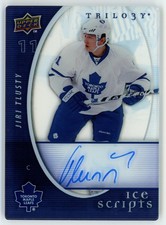 2008-09 Trilogy Ice Scripts Jiri Tlusty Auto #IS-JT