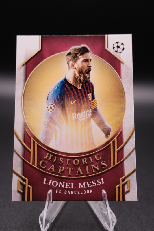 Lionel Messi Historic Captains 2024-25 Topps UEFA Club Competitions