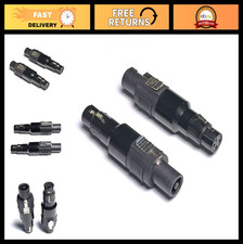 Speakon to 3-Pin XLR Adapter, Professional Audio Connector, 2 Pack for PA System