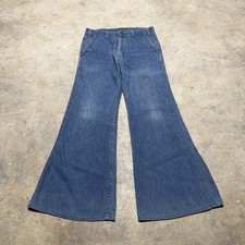 Vintage 70s Levi  s 762 Orange Tab Jeans 30x30 Flare Bell Bottom USA Denim
