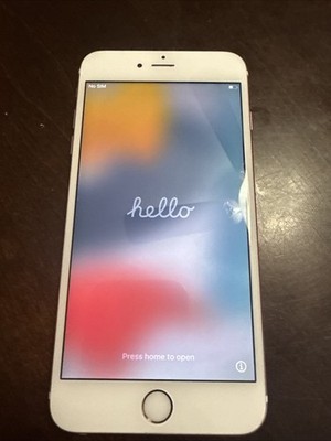 Apple iPhone 6S plus 128GB ROSE GOLD (UNLOCKED) A1687 NO SIM CARD