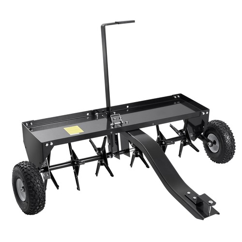 40-Inch Tow Behind Plug Aerator with Universal Hitch Lawn Aerator Tow Behind - Bild 10 von 12