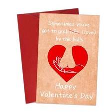 Funny Valentine's Day Card for Boyfriend Girlfriend Naughty Card Gifts for