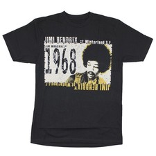 Men's Jimi Hendrix Winterland Vintage T-shirt Small Black