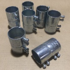 NEW LOT OF 7 TOPAZ 1-1/4" SET SCREW COUPLING FITTING CONNECTOR 1.25 INCH EMT AK