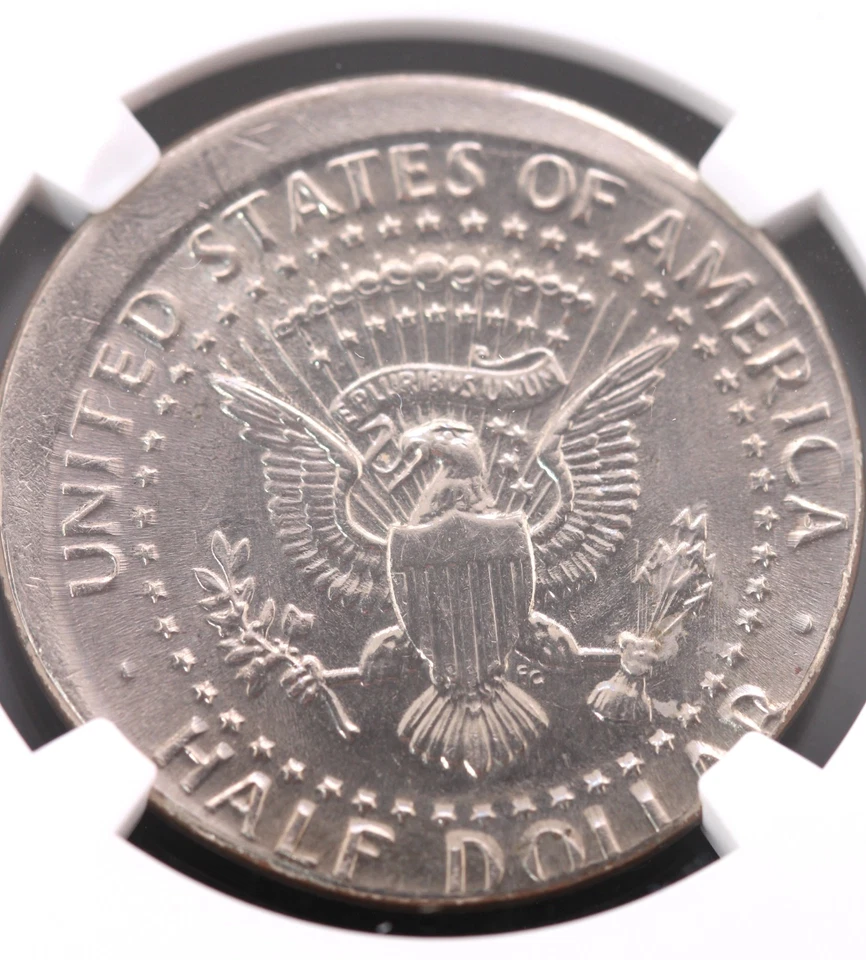 1989-P 50C Kennedy Half Dollar PCGS MS 62 Struck 5% Off Center - Image 2 of 4