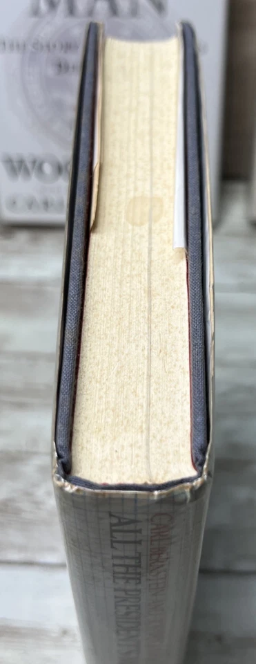 RARE! 3 SIGNED HC Books Bob Woodward & Carl Bernstein All the Presidents Men 1st - Image 4 of 4