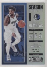 2017 Contenders Season Ticket Premium Edition Silver Prizm Wesley Matthews s3g