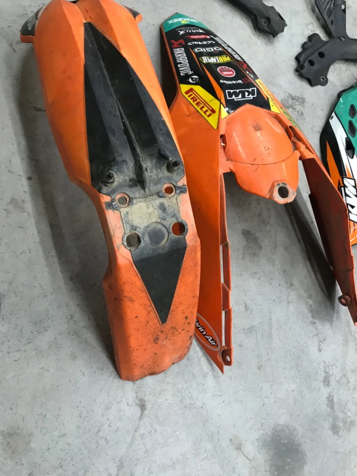 Plastic Body Kit KTM XC-W XCF-W EXC EXC-F 2004-2007 125/200/250/300/400/450/525 - Image 3 of 4