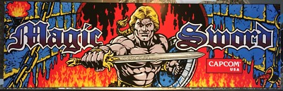Magic Sword Arcade Marquee 26'' x 8''
