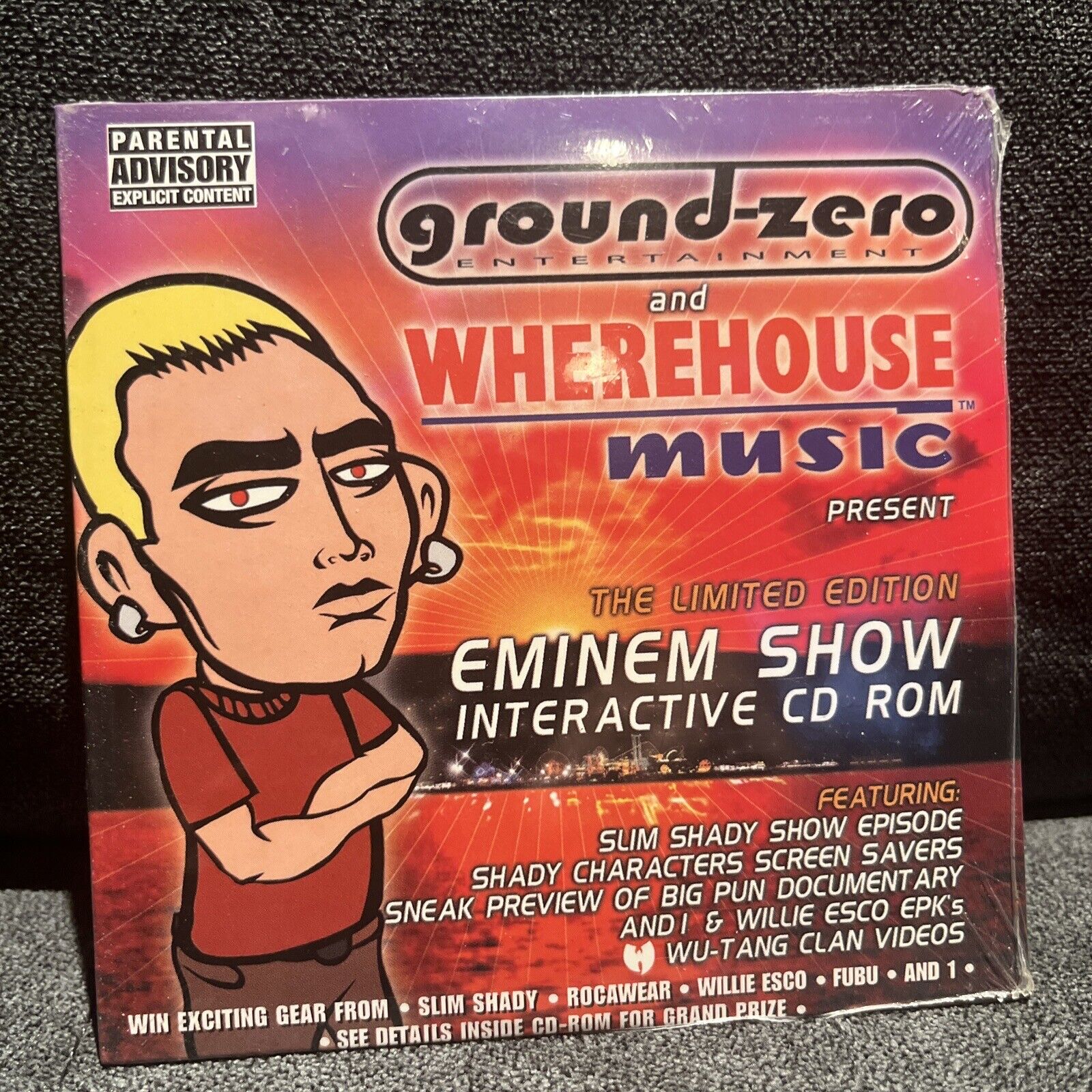 Ground Zero Wherehouse Music  Eminem Show Interactive CD Rom Limited Edition CD