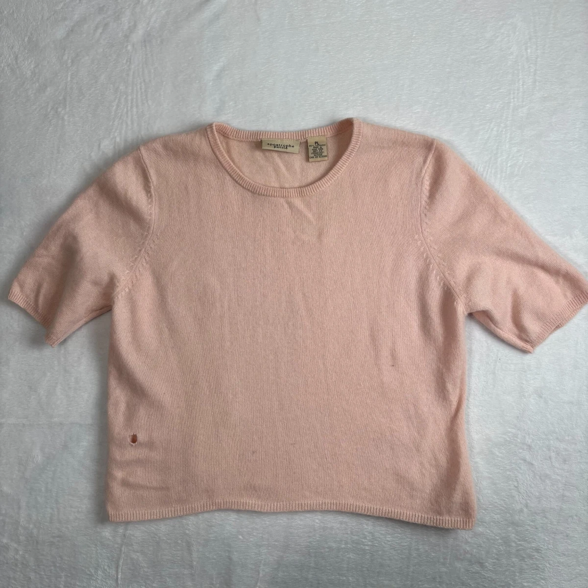 Pull Femme Apostrophe - Col Rond Manches Longues - Taille S - Teal Chiné - Occasion
