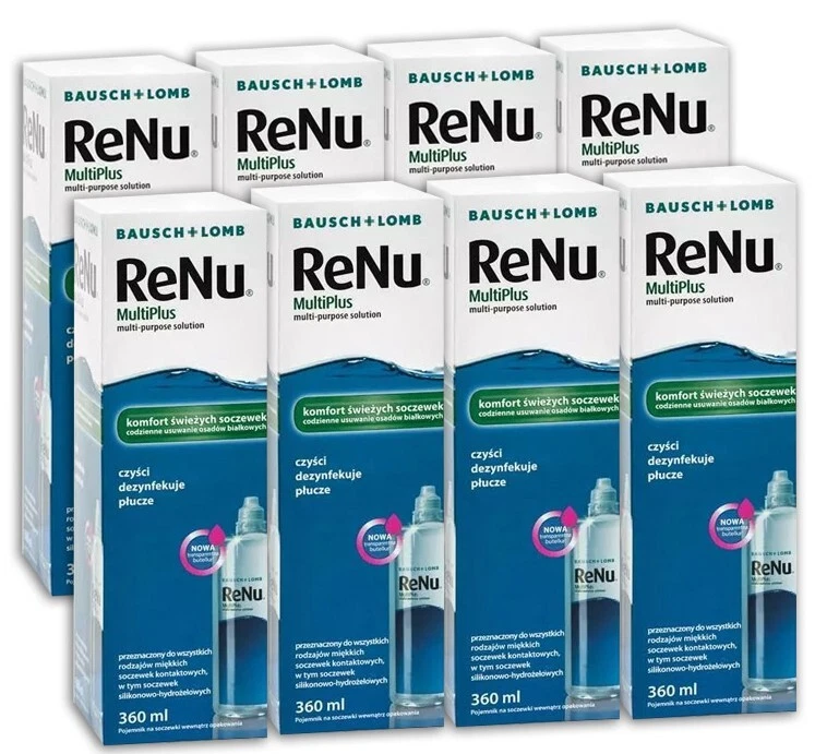 ReNu MultiPlus Bausch&Lomb Pflegemittel 8x360ml MHD 07.2027 - Bild 1 von 1