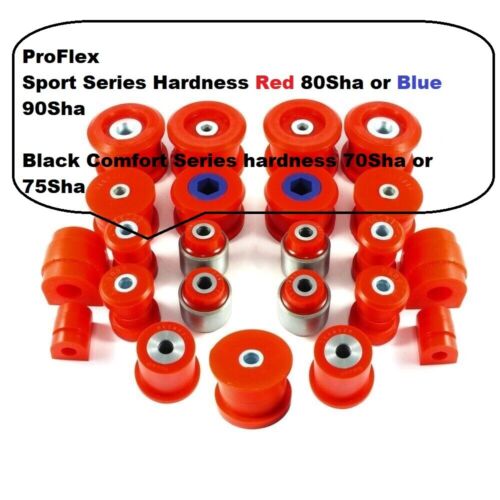 BMW E46 98-05 Front & Rear ProFlex Bushing Kit in Poly Sport series 80Sha/90Sha - Picture 1 of 3