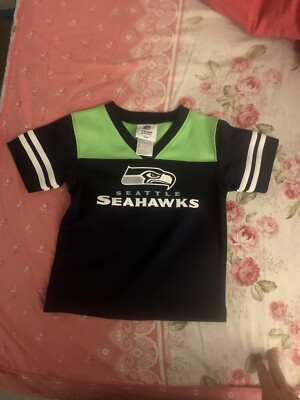 NFL TEAM APPAREL Seattle Seahawks Jersey Shirt 2T Toddler