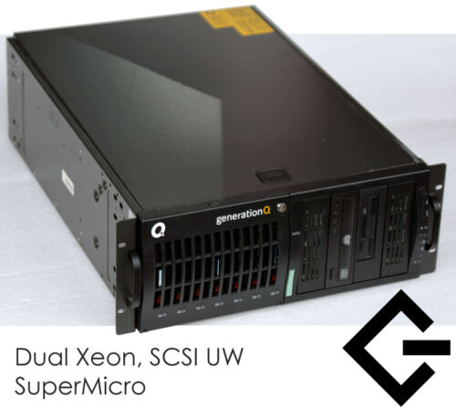 19" 48cm QUANTEL COMPUTER  SCSI CONTROLER U320 XEON SUPERMICRO X5DA8 WINDOWS XP - Bild 1 von 1