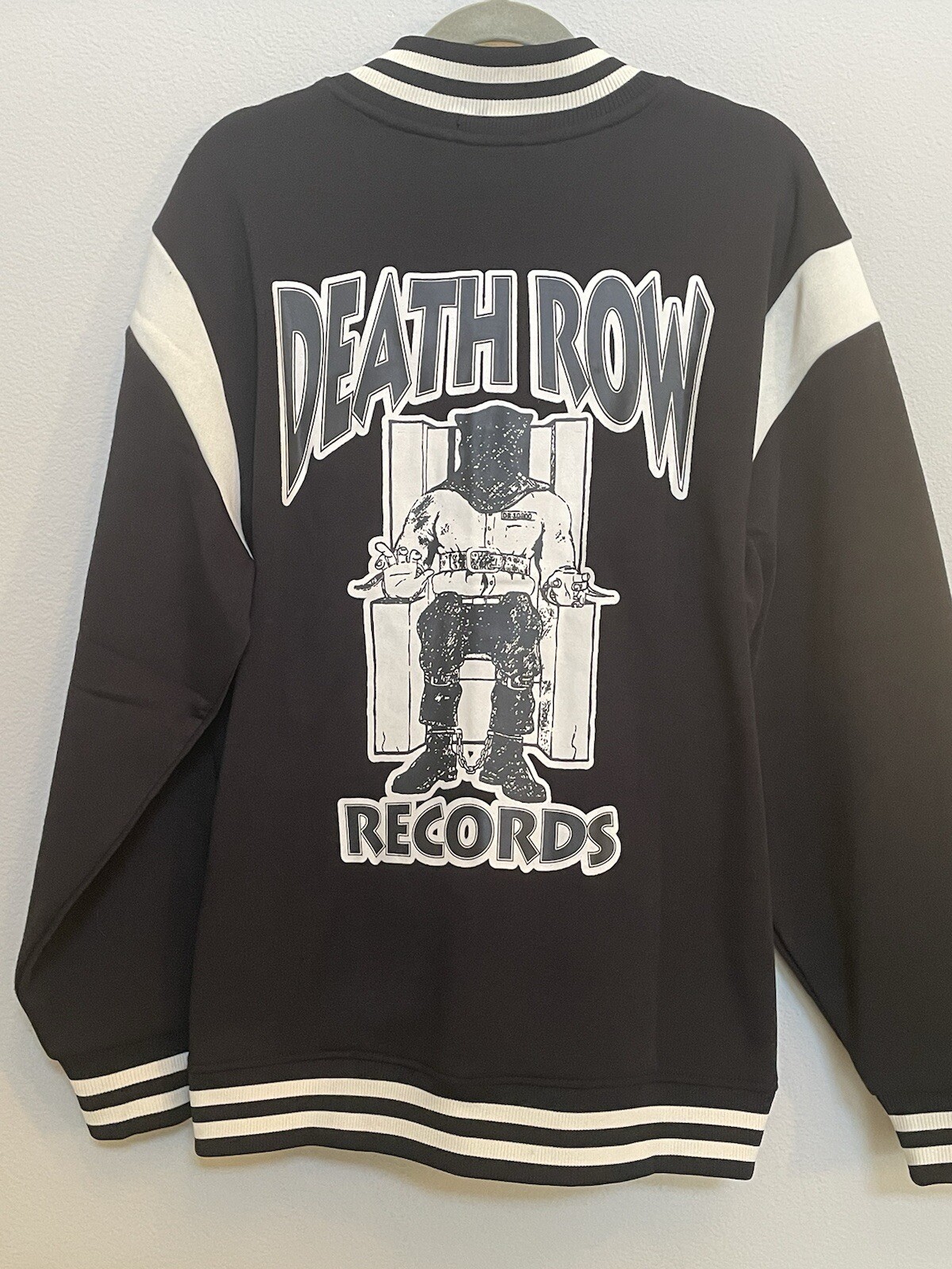 FILA Giacca Death Row Records Chair Varsity nera uomo TG: Large nuova con etichette