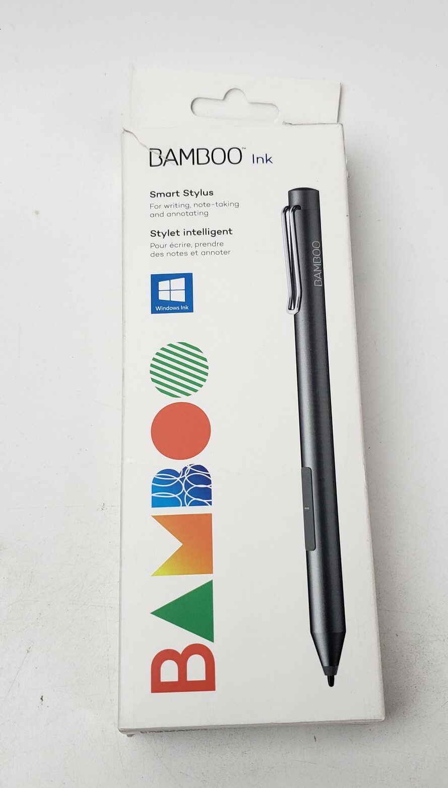 Wacom Bamboo Ink Smart Stylus Pen for Surface Pro &amp; Windows Ink-compatible PC
