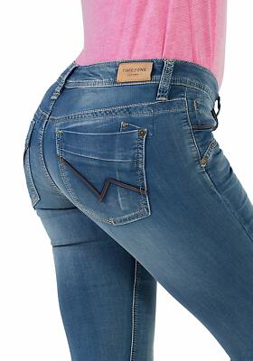 Timezone Jeans Hose Tali TZ 3041 blue denim wash  Größe wählbar