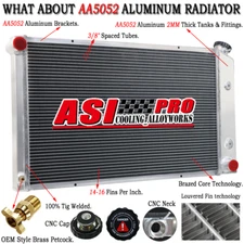 3 Rows Radiator Fit 1970-1981 71 72 Pontiac Firebird Trans Am Esprit/ Formula V8