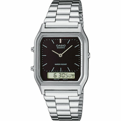 Casio AQ-230A-1DMQYES Orologio Polso, Fuso Orario, Sveglia, Crono