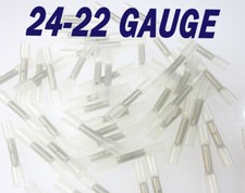 25 PREMIUM HEAT SHRINK BUTT WIRE CONNECTORS AUTOMOTIVE MARINE GRADE 24-22 GA