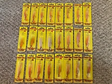 Lot of 24 Northland Deep-Vee Bucktail Jigs - 1/8, 1/4, & 3/8 Oz - Mixed Colors