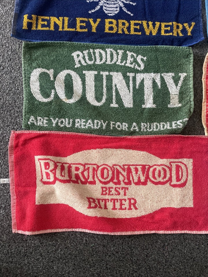 Job Lot 15 X Vintage Beer Towels. eBay