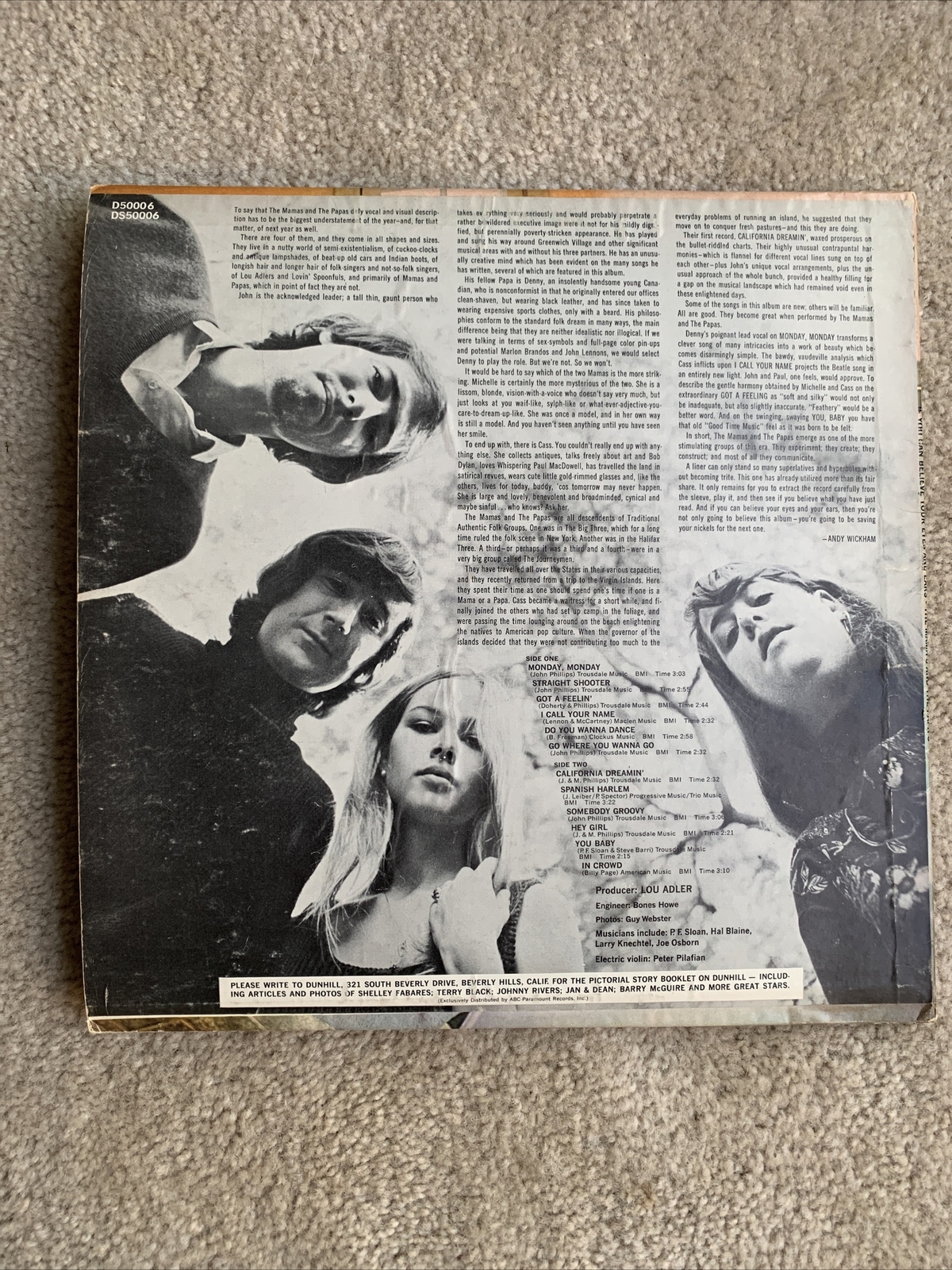 The Mama’s & The Papa’s If You Can Believe Your Eyes And Ears Vinyl