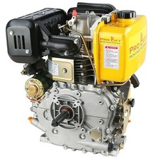 Dieselmotor 10PS E-Starter Ø25,4mm Antriebswelle luftgekühlt 7,2kW Motor W2550